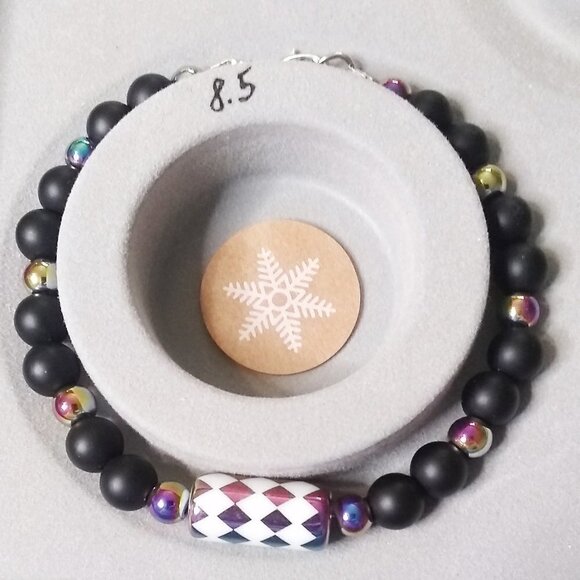 🍂🍁🍃 3/$25!!! Made for BBW Wrists! Color Changing Focal + Black Beads! - Picture 2 of 7